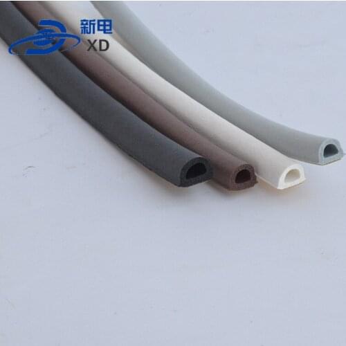 Customized shower door drop rubber strip