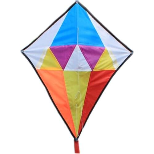 Outdoor Fun Sports New Arrive Diamond Kite/ Rhombus Kites With Handle & Line Good Flying
