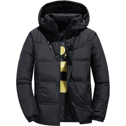 Winter Men Coats Hooded Cotton Warm Jackets Thermal Thick Male Casual Fashion Snow Parka Mens Brand Clothing SA834