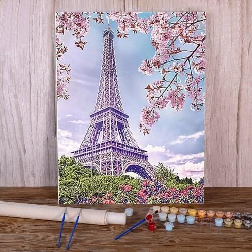 Scenery Landscape Paint By Numbers Complete Kit Acrylic Paints 50*70 Paiting By Numbers Home Decor Children Drawing