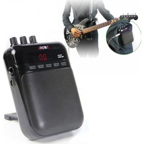 Aroma Portable Charging Mini Guitar Amplifier With USB Cable 25Hz-20Khz