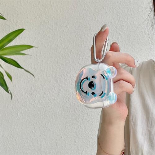 Disney Winnie the Pooh Transparent Earphone Case For Apple Airpods 1 2 Cover Headphones Silicone Protective Case For Airpods Pro