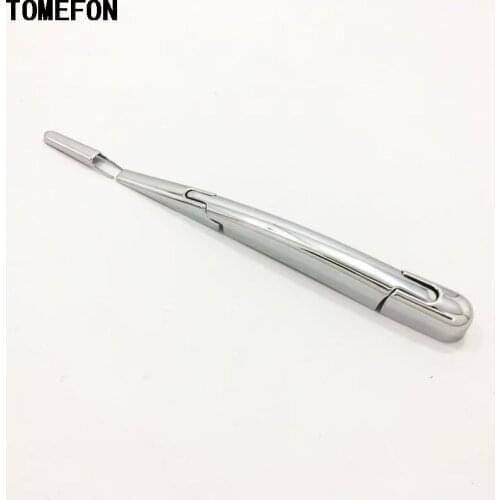 TOMEFON Exterior Styling For Hyundai Kona Encino 2018 2019 ABS Chrome Rear Tail Window Wiper Clean Arm Trim Cover Cap