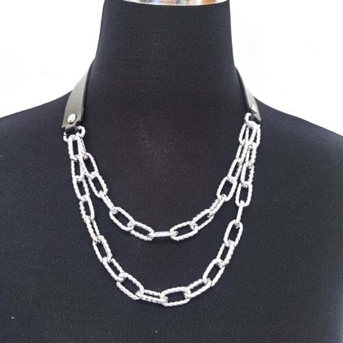 Женские кожаные чокеры TOTABC China At AliExpress