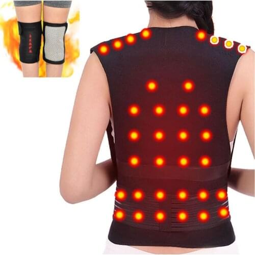 Tourmaline Self-heating Brace Support Belt Back Posture Corrector Spine Back Shoulder Lumbar Posture Correction