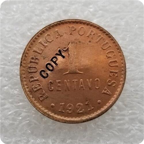 1921,1922 PORTUGAL 1 CENTAVO COIN COPY commemorative coins-replica coins medal coins collectibles