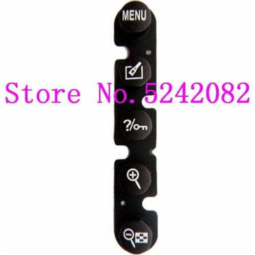 2PCS/New Rear back Menu OK Button Rubber Stripe cover Replacement For Nikon D600 D610 Camera Repair Part
