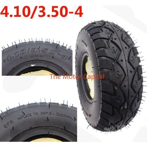 4.10/3.50-4 Solid Tire 4.10-4 3.50-4 Outer Tire Fit Electric 3wheel Electric Scooter Warehouse Car Explosion-proof Tyre