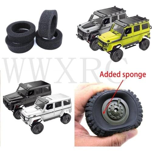 4Pcs Tire Soft Sponge Foam for MN D90 D99 MN99S WPL C14 C24 C34 B16 B36 B14 B24 RC Car Upgrade Parts Accessories