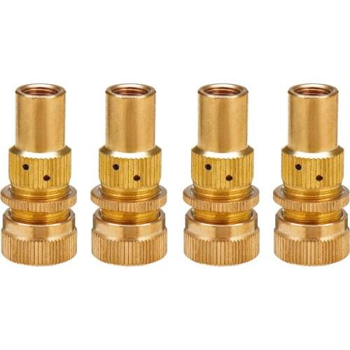 4Pcs Universal Offroad Brass Car Tire Deflators Accessories Kit Automatic 6-30 PSI Auto Tyre Adjustable Bleeder Set Valve