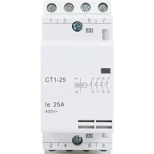 4P 16A 2NC 2NO 220V/230V 50/60HZ Din rail Household ac Modular contactor