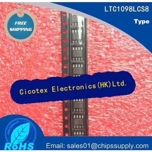 5pcs/lot LTC1098LCS8 SOP8 IC A/D CONV 8BIT SRL IN/OUT8SOIC