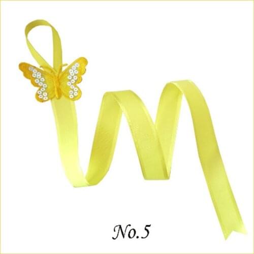 50 BLESSING 30 Inch Hair Clip Holder Ribbon Bow Storage Organizer Butterfly