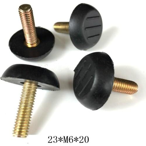 8Pcs Diameter 23*M6*19 Screw Adjustable Foot Pad Screw Foot Pad Display Stand Foot Pad Table Cabinet Foot Adjustable Foot