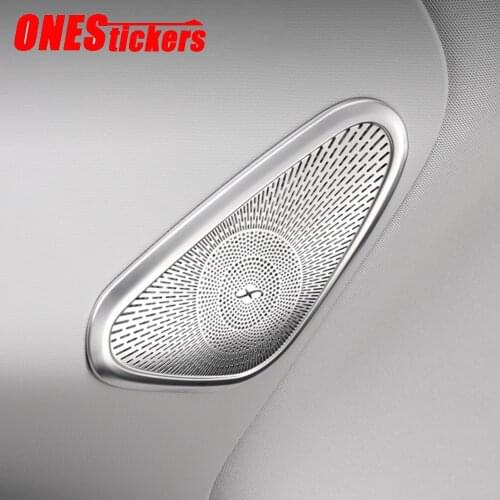 For Mercedes Benz GLE Class W167 V167 GLE350 GLE450 2020+ Car Accessories Interior Tailgate Trunk Audio Speaker Cover Trim Frame