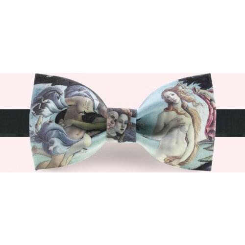 Free Shipping mens male fashion New causal man Fashion dress dress tie bow the birth of Venus party