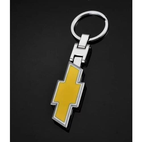 1PC Metal Car Emblem Keychain Key Chain Key Rings For Chevrolet Cruze Aveo Lacetti Captiva Cruz Niva Spark Orlando Epica Sail