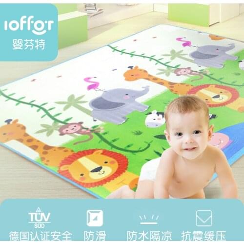 Baby play floor odorless playing foldable XPE foam infant cartoon crawling mat on sale