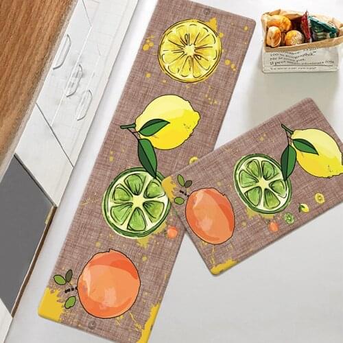 Modern Style Long Kitchen Rugs Bath Carpet Floor Mat Non-slip Home Entrance Doormat Absorbent For Bedroom Living Room
