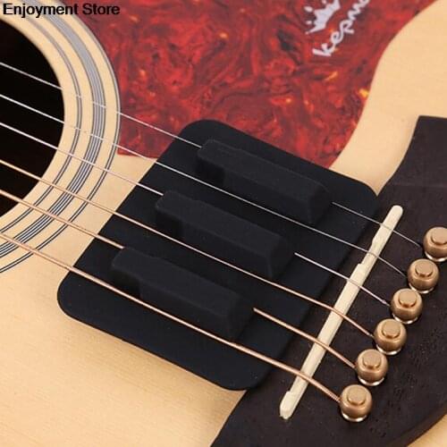 2019 NEW Classical Acoustic Guitar Silencer Guitar Practice Mute Pad Musical Accessories