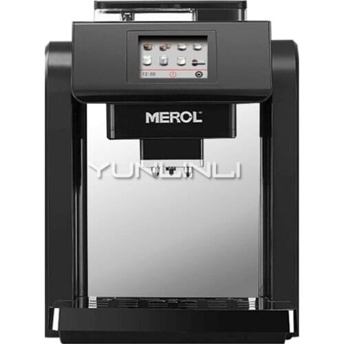 Commercial Coffee Machine Italian Espresso/Cappuccino Automatic 19bar Home Beans Grinder Electric Milk Frother ME-717