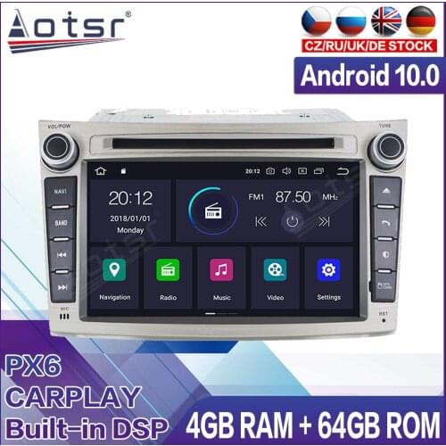 64G Android Radio Tape Recorder Car Multimedia Player Stereo For Subaru Outback 2009 2010 2011 2012 2013 2014 Head Unit GPS Navi