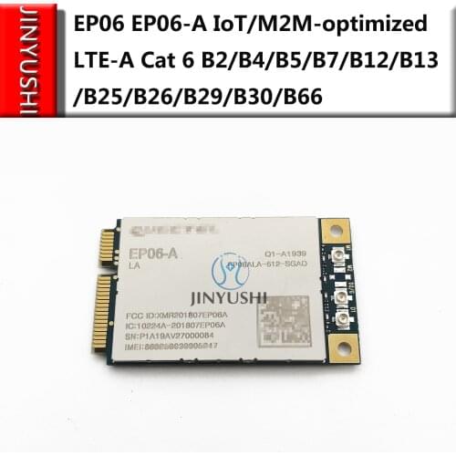 Free Shipping Quectel EP06-A EP06 CAT6 modem IoT/M2M-optimized LTE-A Cat 6 B2/B4/B5/B7/B12/B13/B25/B26/B29/B30/B66