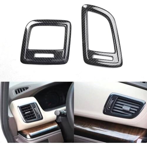 2pcs/set Car Dashboard Side Air Vent Frame Stickers For Honda Odyssey 2015-2018 Car Styling Decal