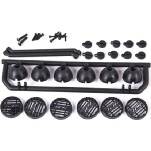 Nylon Plastic Dome Light Frame for Traction Hobby 1/8 KM2 Crawler Model Vehicle Refit Upgrade Accessories RC Car Parts THJ063