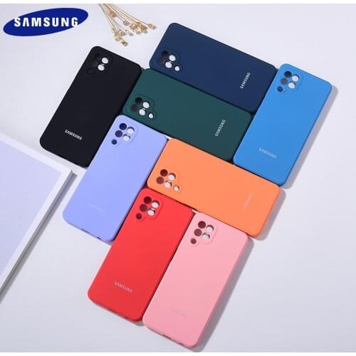New Upgrade Samsung Mobile Phone Case With Camera Protection Silicone Cover For Galaxy A22 A32 A52 A72 4G 5G A12 A82 TPU Case