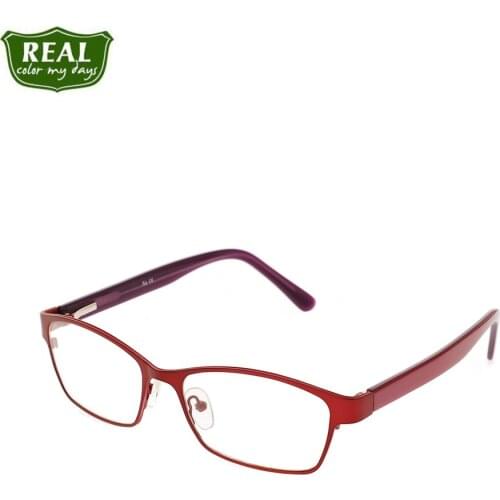 Solid Color Optical Frame Thin Edge Metal Frame Myopia Spectacle Frames Men Glasses Frame Women Eyeglasses