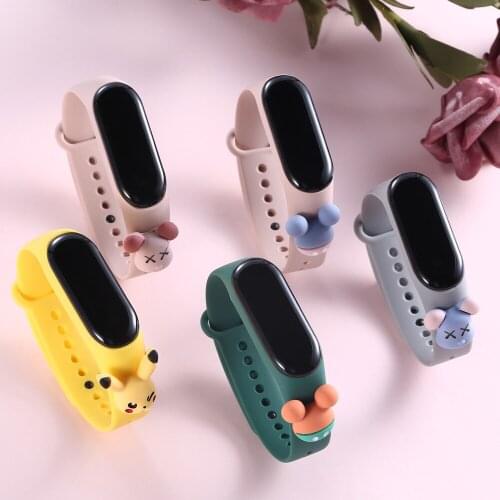 Simple Men Watch LED Electronic Sport Watch Luminous Sensor Digital Watches Unisex Men Women Cartoons watches reloj hombre