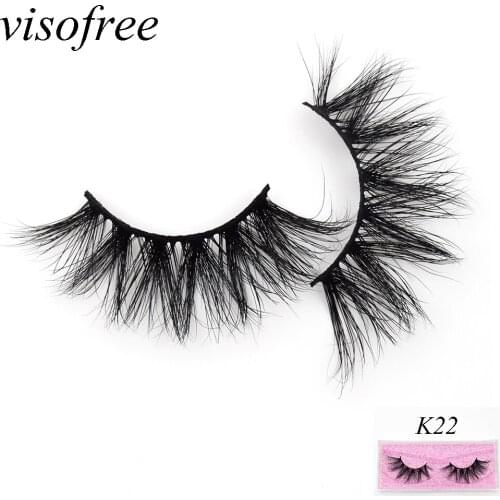 Visofree Beauty Full Strip eyelashes 3D MINK Fluffy False Eyelashes Extension Handmade Eye Lashes Professional Makeup cilios