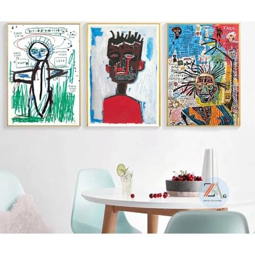 Graffiti posters made of modern abstract art, living room decoration, wall art printed on canvas