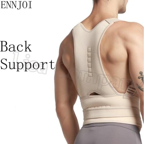 Diving Material Magnetic Therapy Posture Corrector Brace Straightener Shoulder Back Spine Support Belt for Men Women