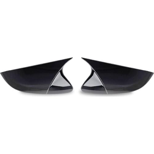 For Fiat Tipo Egea Hb Bat Side Mirror Cover For Piano Black 2015 and After Style Modified Accessories