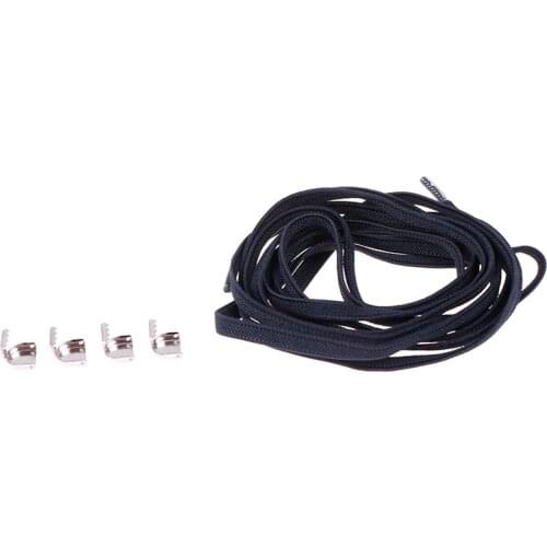 1Set Quick And Easy Sneakers Elastic Shoelace Fashion Lazy No Tie Shoelaces Women Men Shoes One-handed Shoe Laces