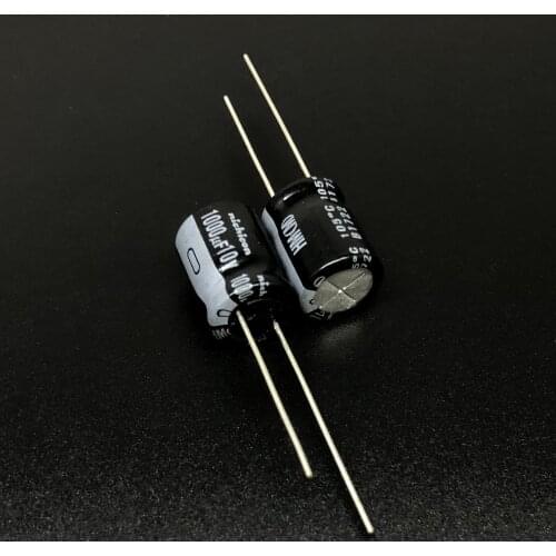 10pcs/100pcs 1000uF 10V NICHICON HM Series Low Impedance 10x12.5mm 10V1000uF Motherboard Capacitor