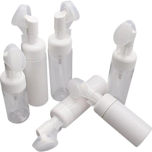 5pcs 100ml 150ml 200ml Plastic for Travel Portable Foam Bottle Empty Refillable Bottles