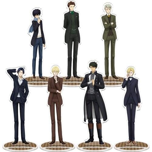 Anime MORIARTY THE PATRIOT William James Moriarty Acrylic Stand Figure Model Plate Display Tabletop Decor Cartoon Accessories