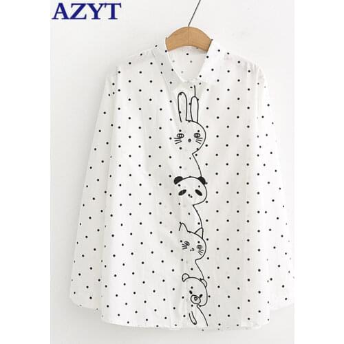 Блузки с вышивкой AZYT China At AliExpress