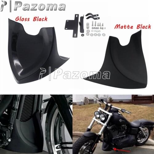 Motorcycle Front Spoiler Cover Lower Chin Fairing For Harley Sportster XL 883 1200 Dyna Fatboy Softail 04-17 Touring Glide96-17