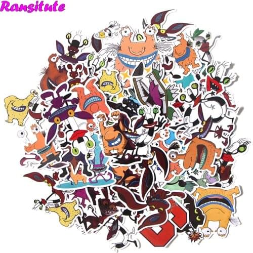 42pcs/set Anime Cartoon Funny childrens Toy Stickers DIY Suitcase Computer Skateboard Waterproof Stickers