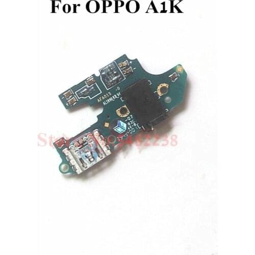Original USB Charging Dock Port Flex cable For OPPO A1K USB Charger Plug Board with Microphone connector Replacement parts
