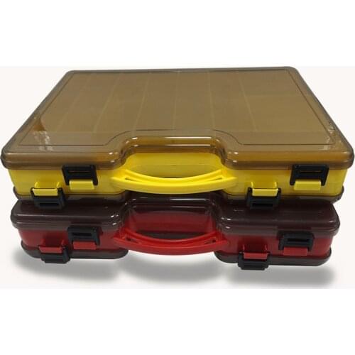 Portable Double-sided Fishing Lure Fishing Tackle Box With Adjustable Large-capacity Fishing Tackle Storage Box
