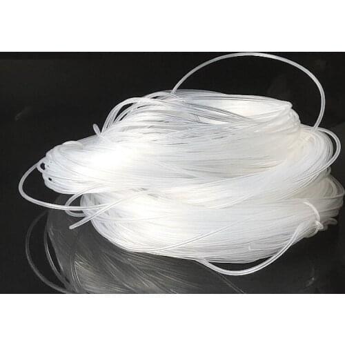 Silicone Hose Silica Gel Tube Pipe Temperature Resistance SGS Food Grade OD 1 1.2 1. 5 1.6 1.9 2 2.5 2.7mm x 10m Transparent