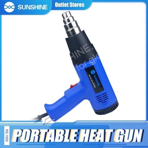 Sunshine 220V Electric Hot Air Gun Thermoregulator Heat Guns Wrapping Thermal Heater Dryer Soldering Car Film Tool