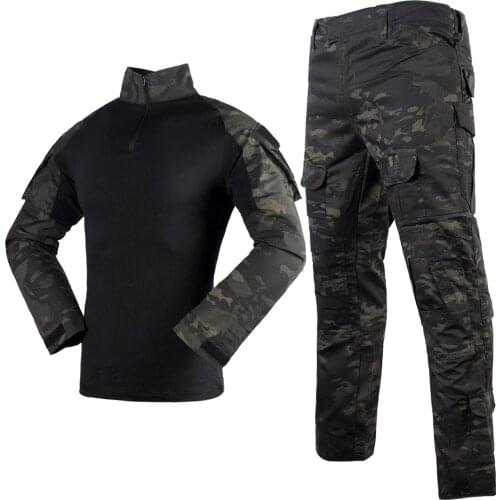 Tactical Suit Tactical Clothing Black Multicam Camouflage Suit For Men