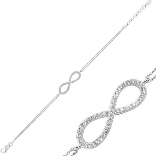 Tevuli 925 Sterling Silver Infinity Ladies Bracelet
