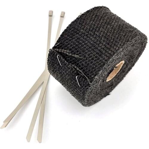 5m Motorcycle Exhaust Pipe Header Heat Wrap Resistant Insulation Cloth Roll